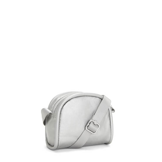 Kipling Jesper Metallic Crossbodytassen Zilver | BE 1183AH